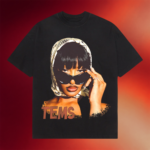 Fusion Pieces Merch Tems Big Face T-Shirt Tems Merch Birthday Gift For Sister