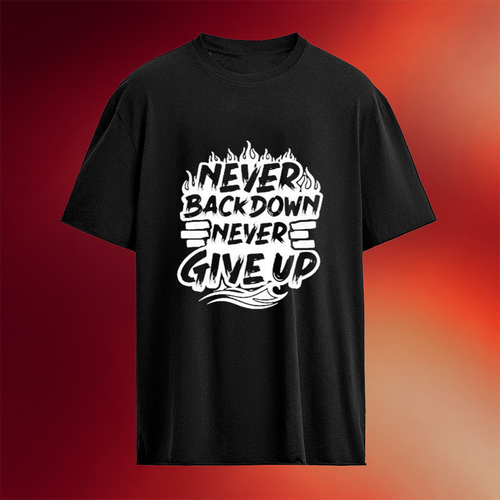 Heath Wavers Never Backdown Never Give Up T-Shirt Birthday Gift Ideas For Husband