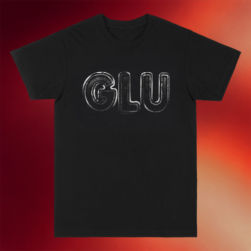GLU Merch 2026 Logo T-Shirt Black GLU Shirts Music Related Gifts For Guys
