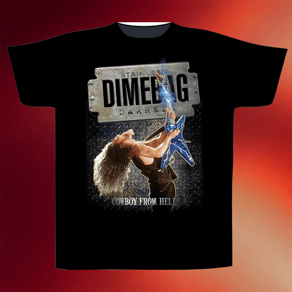 Goddess Merch 2026 Pantera Stainless Steel Shirt Cowboy From Hell T-Shirt Gifts For Dudes