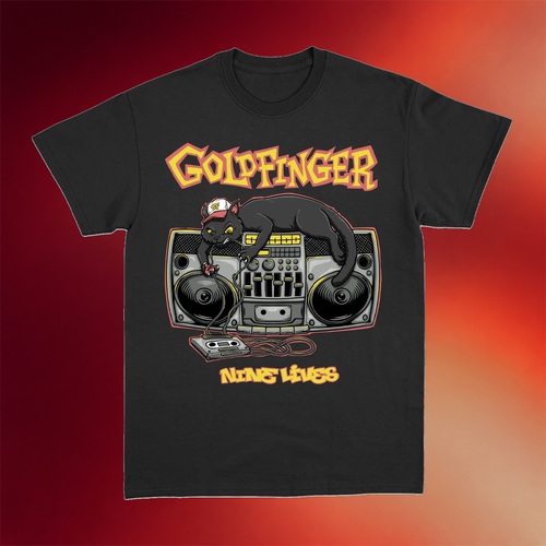 Goldfinger Music Merch 2026 Cat DJ T-Shirt Funny Gifts For Friends