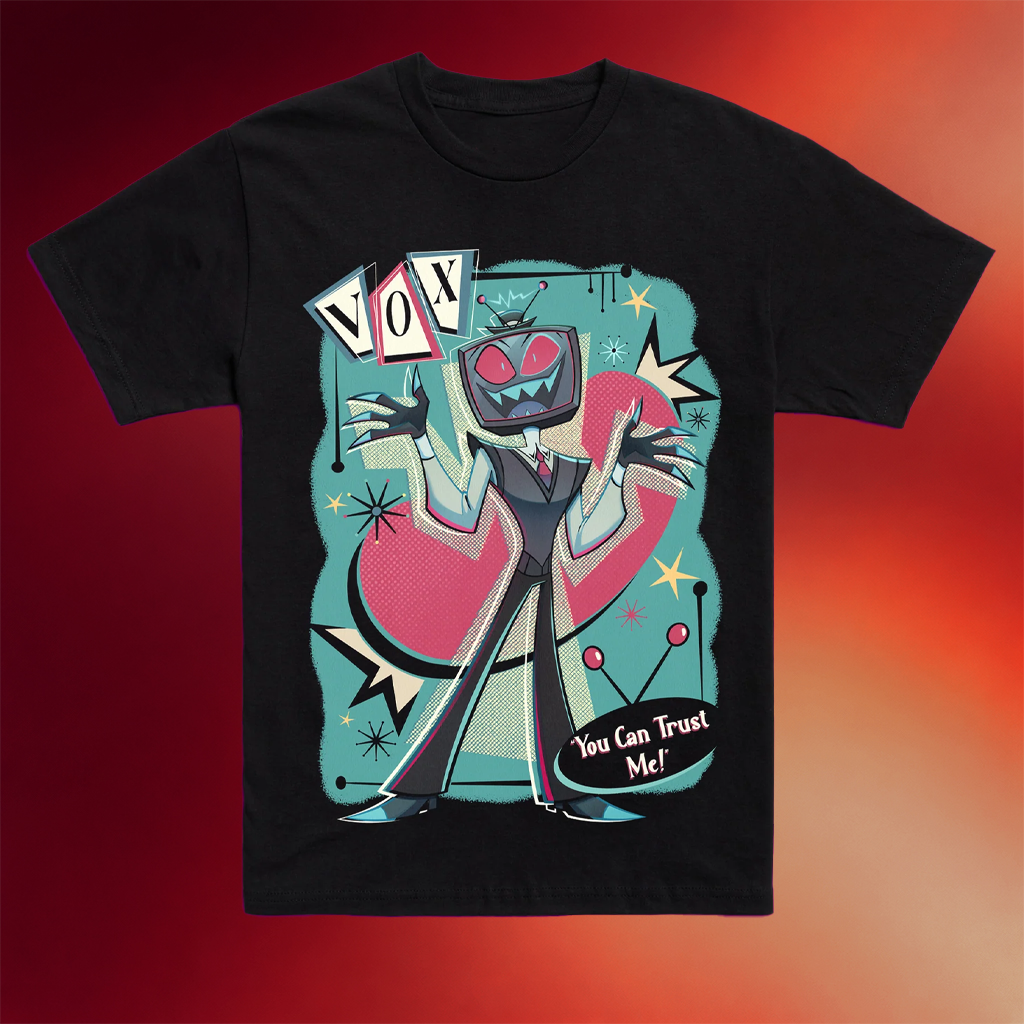 Hazbin Hotel Merch Retro Voxtek T-Shirt You Can Trust Me Shirt Good Gifts For Girlfriend