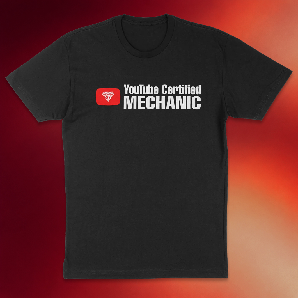 GFP Merch 2026 Youtube Certified Mechanic T-Shirt Best Birthday Gift For Husband