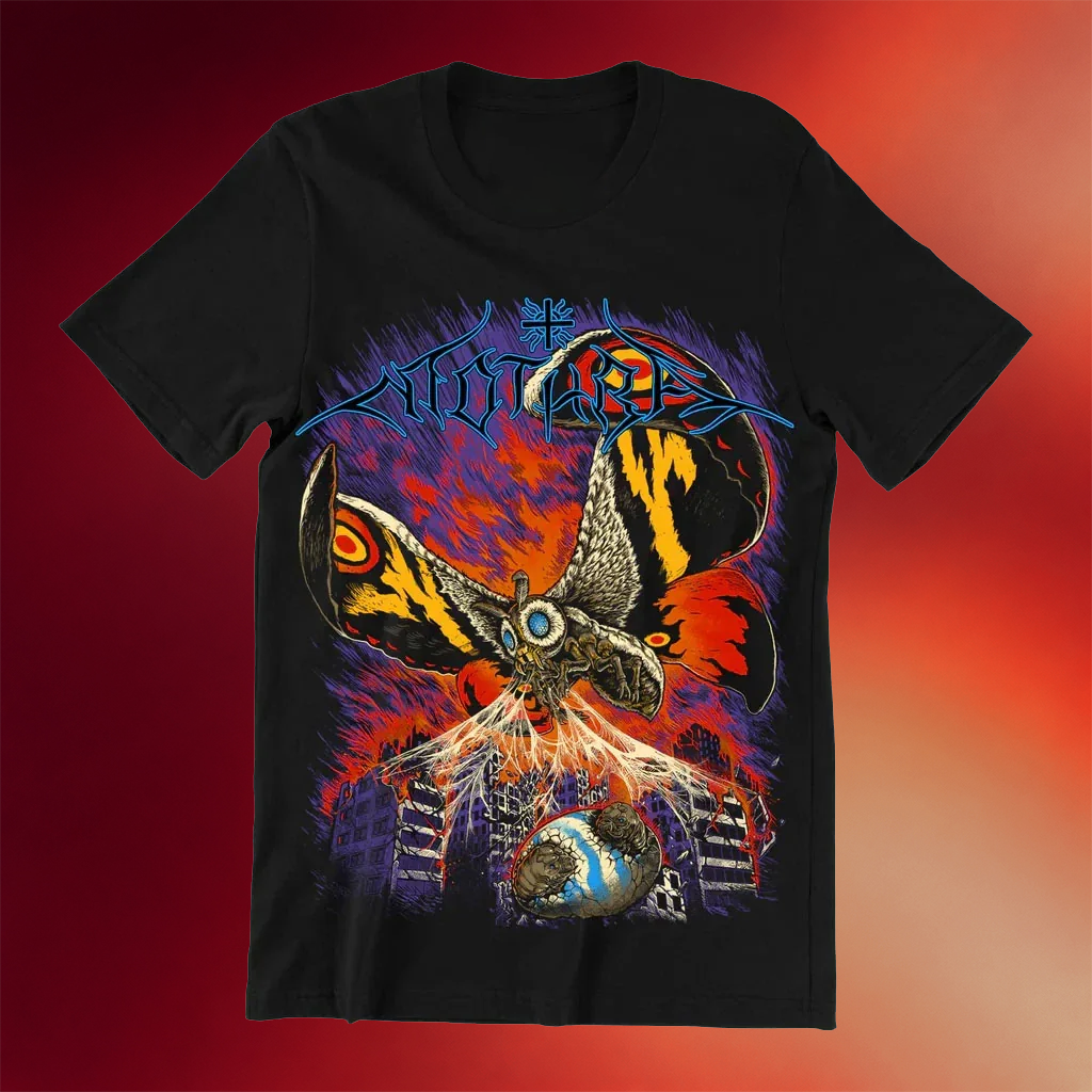 Godzilla Merch 2026 Mothra Metalcropolis T-Shirt Best Gifts For Movie Fans
