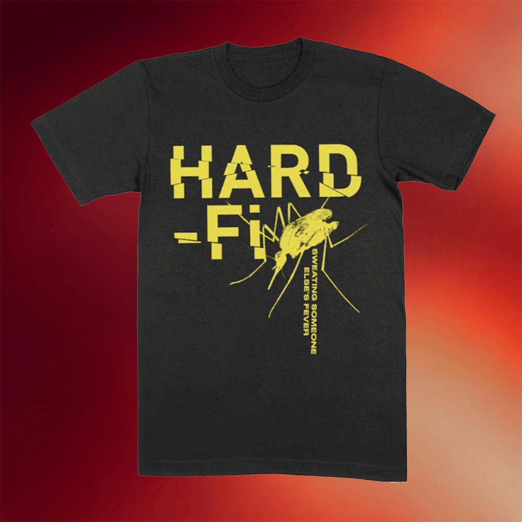 Hard Fi Merch 2026 Sweating Someone Else�s Fever Black T-Shirt Gifts For Music Lovers