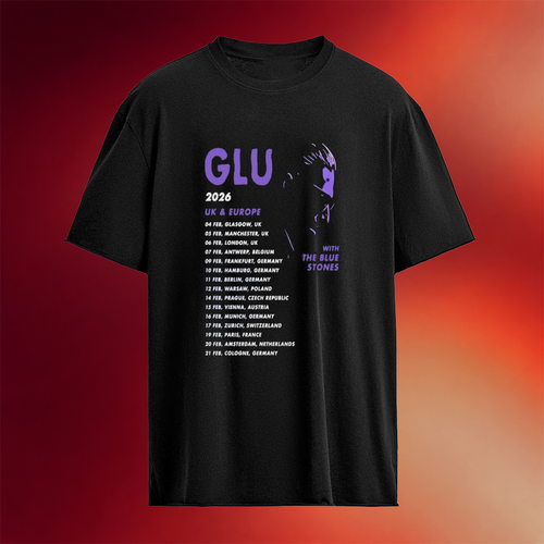 GLU The Blue Stones Tour UK And Europe 2026 T-Shirts The Blue Stones Merch Gifts For Her