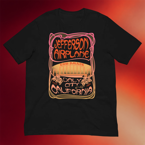 Jefferson Airplane Merch 2026 Jefferson Airplane Daly City Tour T-Shirt Present For Rock Fans