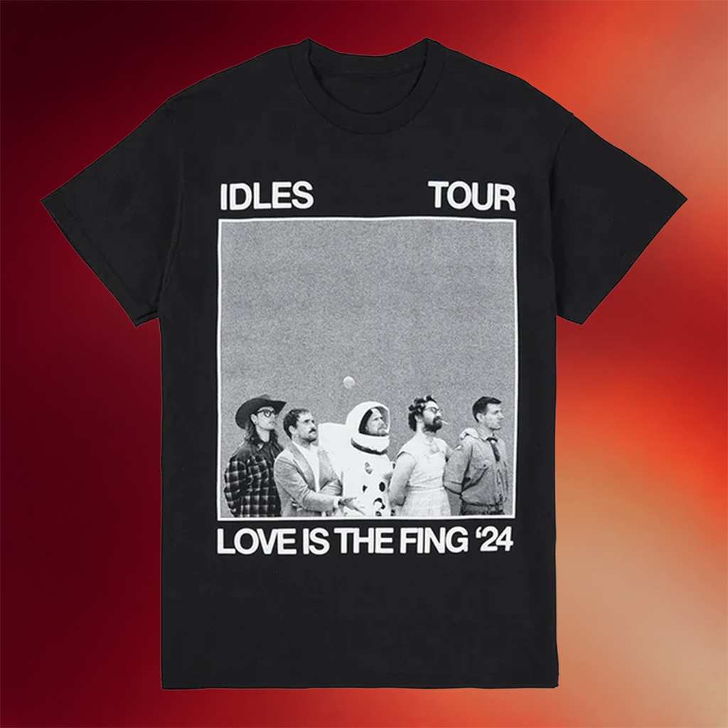 Idles Merch Tour Dateback T-Shirt Love Is The Fing Shirt Idles Band Merch Gifts For Him