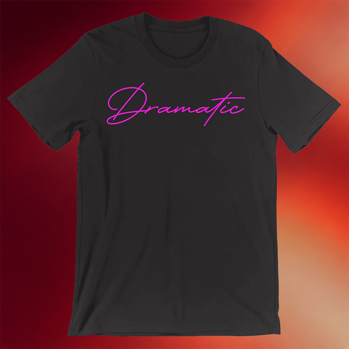 Idina Menzel Merch 2026 Dramatic T-Shirt Black Music Related Gifts For Guys