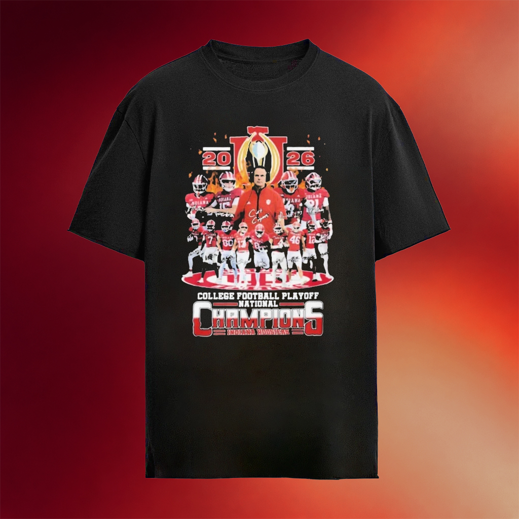 Indiana Hoosiers 2026 College Football Playoff National Champions Shirt Hoosiers Merch Gifts
