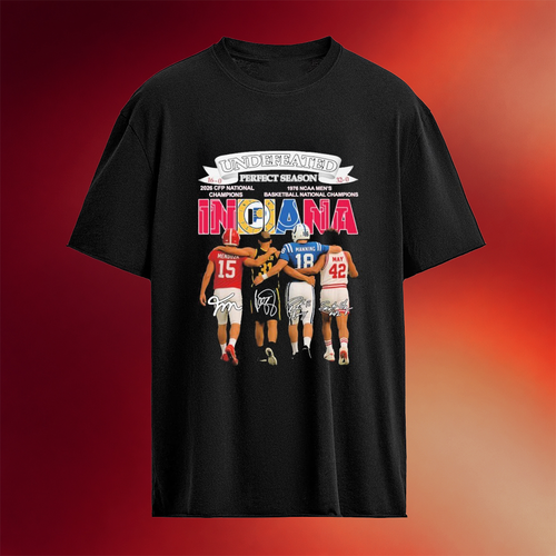 Hoosiers And Pacers 2026 National Champions 1976 Men�s Basketball Shirt Gifts For Fans
