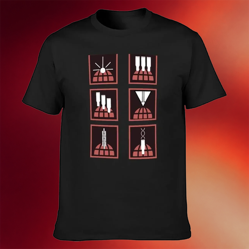 Helldivers Merch 2026 Orbital Stratagems Icons T-Shirt Black Gifts For Game Lovers