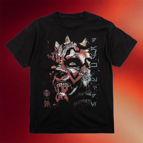 Heroes And Villains Merch 2026 Star Wars Darth Maul Portrait Forge T-Shirt Father_s Day Gifts