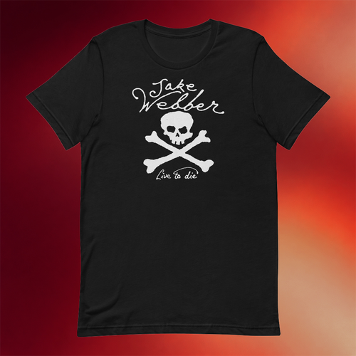 Jake Merch Skull Jake Webber Live To Die T-Shirt Birthday Presents For Him