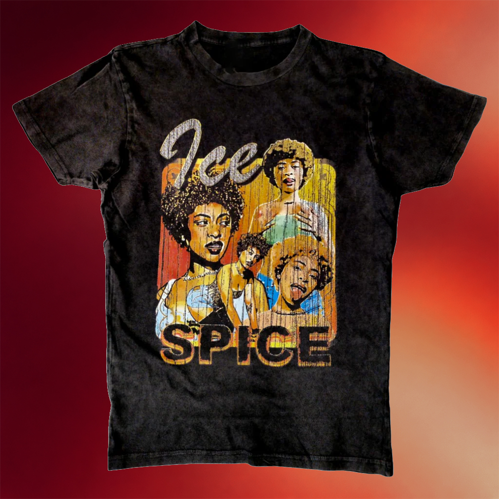 Ice Spice Munch Album And Tour Merch 2026 Distressed Vintage Style T-Shirt Gift For Music Fans