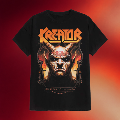 Impericon Merch 2026 Kreator Krushers Of The World Demon Crest T-Shirt Present For Him