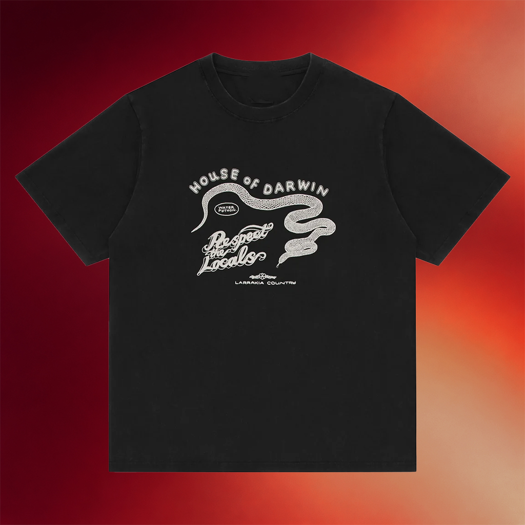 House Of Darwin Merch Respect The Locals T-Shirt Birthday Presents For Boyfriend