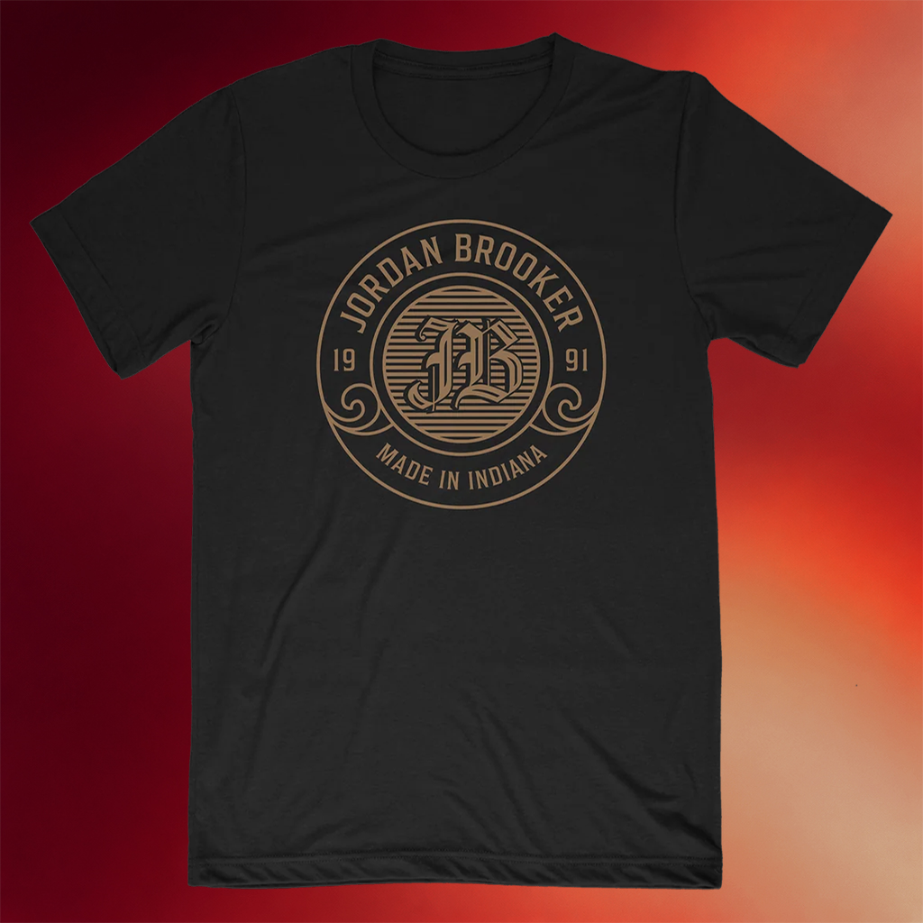 Jordan Brooker Merch 2026 Circle Logo T-Shirt Gifts For Country Music Fans