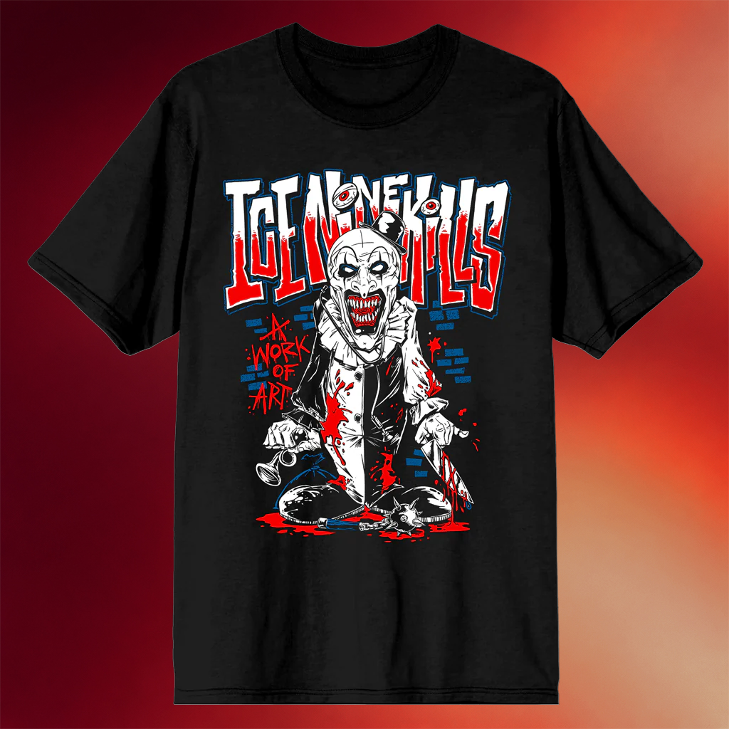 Ice Nine Kills Merch A Work Of Art Cartoon T-Shirt Best Gifts For Music Lovers