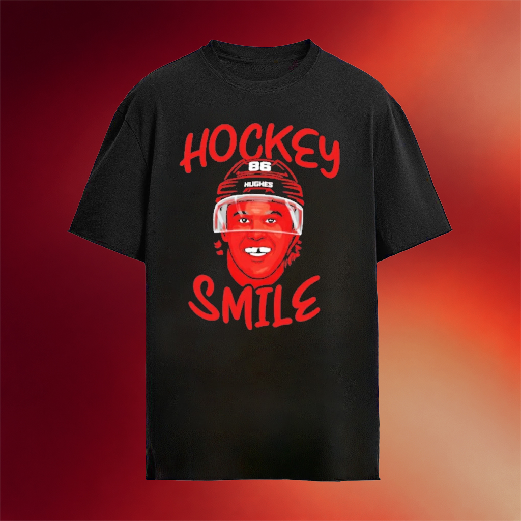 Jack Hughes Shirt USA Hockey Gold Medal Merch Hockey Smile T-Shirt Winter Olympics 2026 Merch