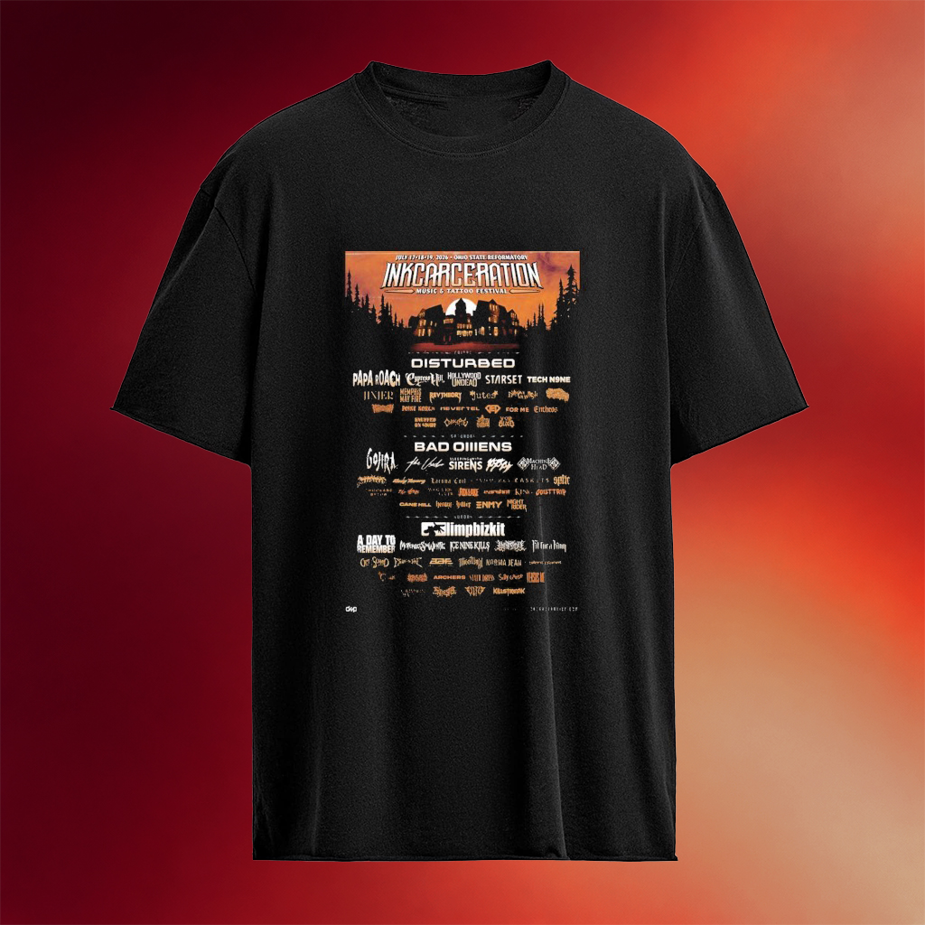 Inkcarceration Music And Tattoo Festival July 17 19 2026 T-Shirt Gift Ideas For Husband