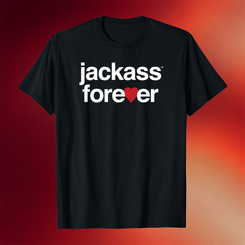 Jackass Merch 2026 Jackass Forever Red Heart Logo T-Shirt Gifts For Movie Lovers