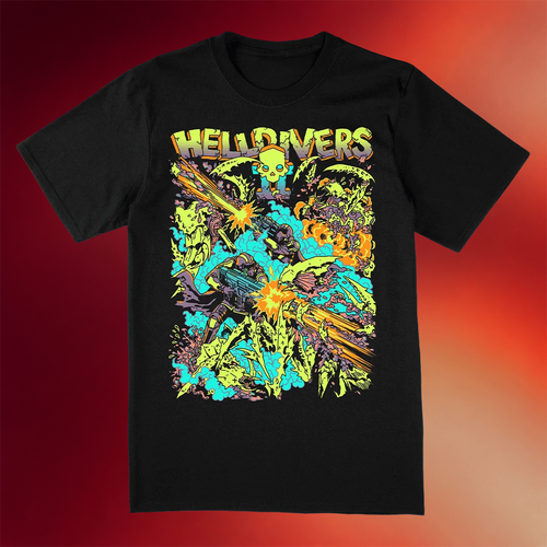 Helldivers Merch 2026 The Taste Of Freedom T-Shirt Black Gifts For Game Lovers