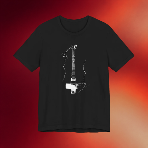 Johnny Gothm Merch 2026 Cross Guitar T-Shirt Good Father_s Day Gifts