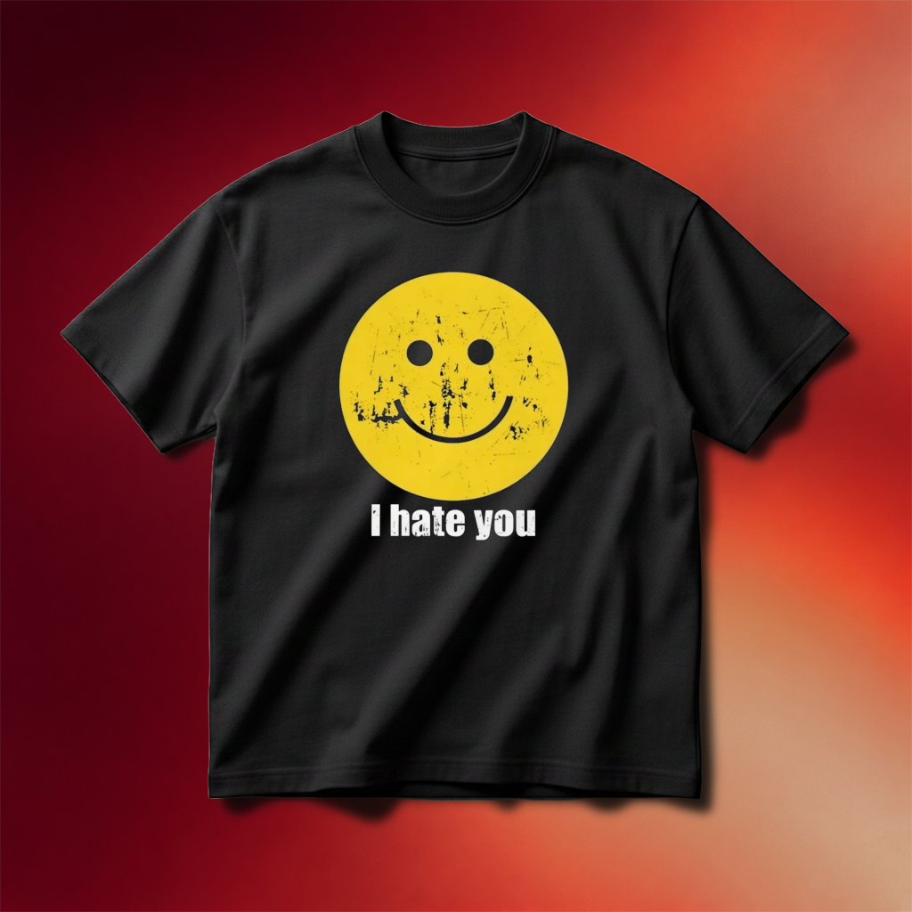 I Hate You Smiley Face Shirt Harry Styles I Hate You T-Shirt Gifts For Sisters