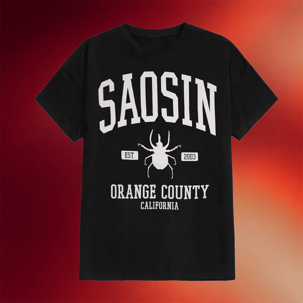 Impericon Merch 2026 Saosin Beetle T-Shirt Birthday Presents For Boyfriend