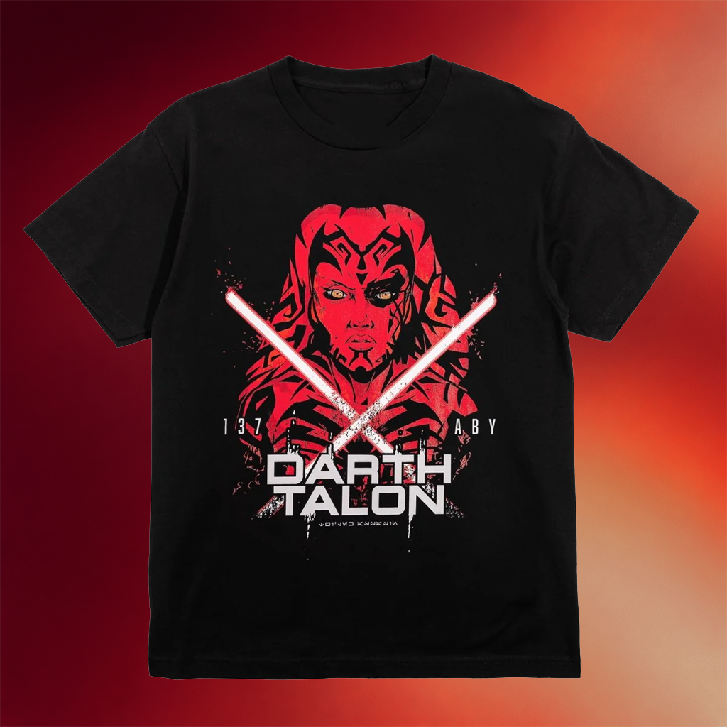 Heroes And Villains Merch 2026 Star Wars Darth Talon Forge T-Shirt Gifts For Father_s Day