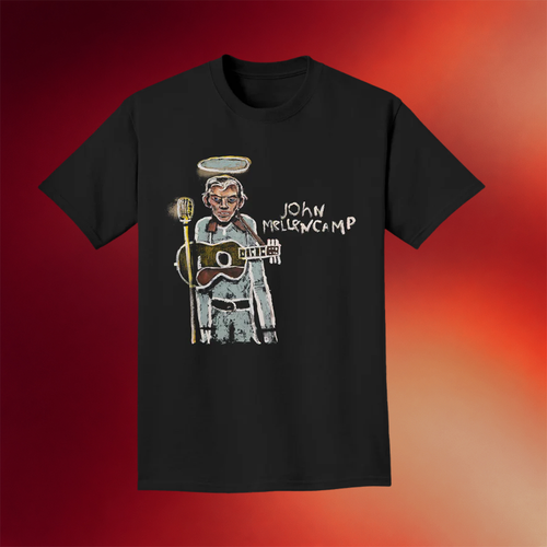 John Mellencamp Merch 2026 Halo Illustrated T-Shirt John Mellencamp Shirt Gifts For Music Fans