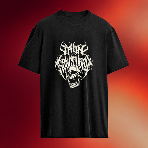 Iron Sanctuary Bxactiv Skull Metal T-Shirt Iron Sanctuary Merch Birthday Gift For Him