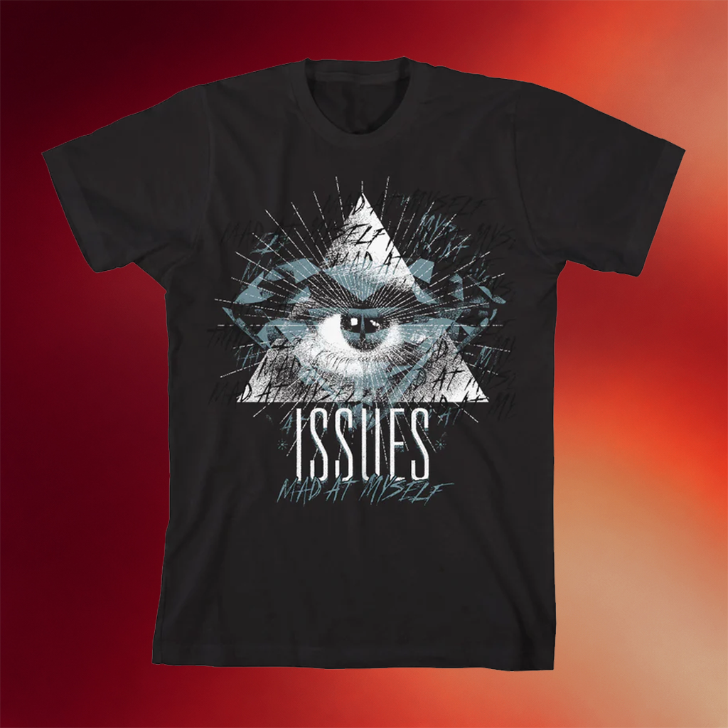 Issues Merch 2026 Diamond Eyes Black T-Shirt Mad At Myself Shirt Gifts For Band Fans