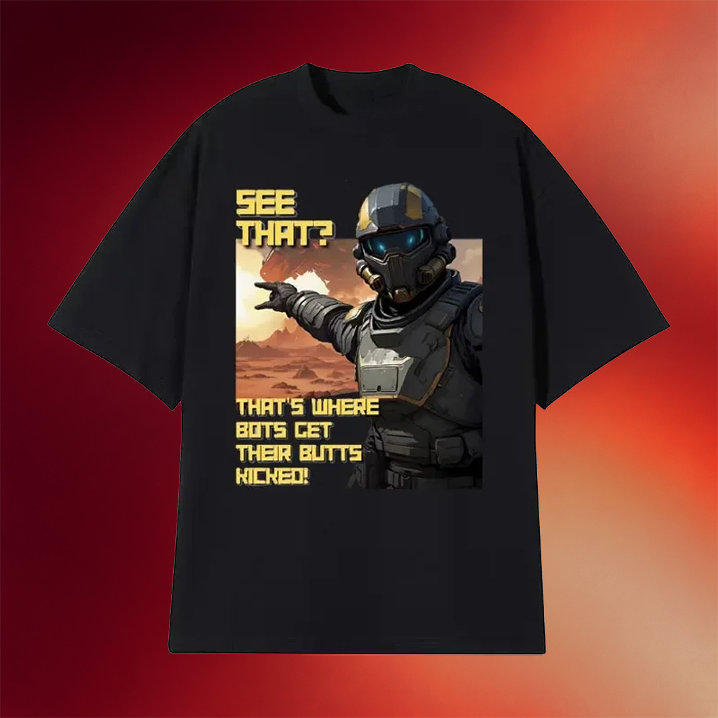 Helldivers Merch 2026 See That Shirt Black Helldivers T-Shirt Presents For Game Lovers