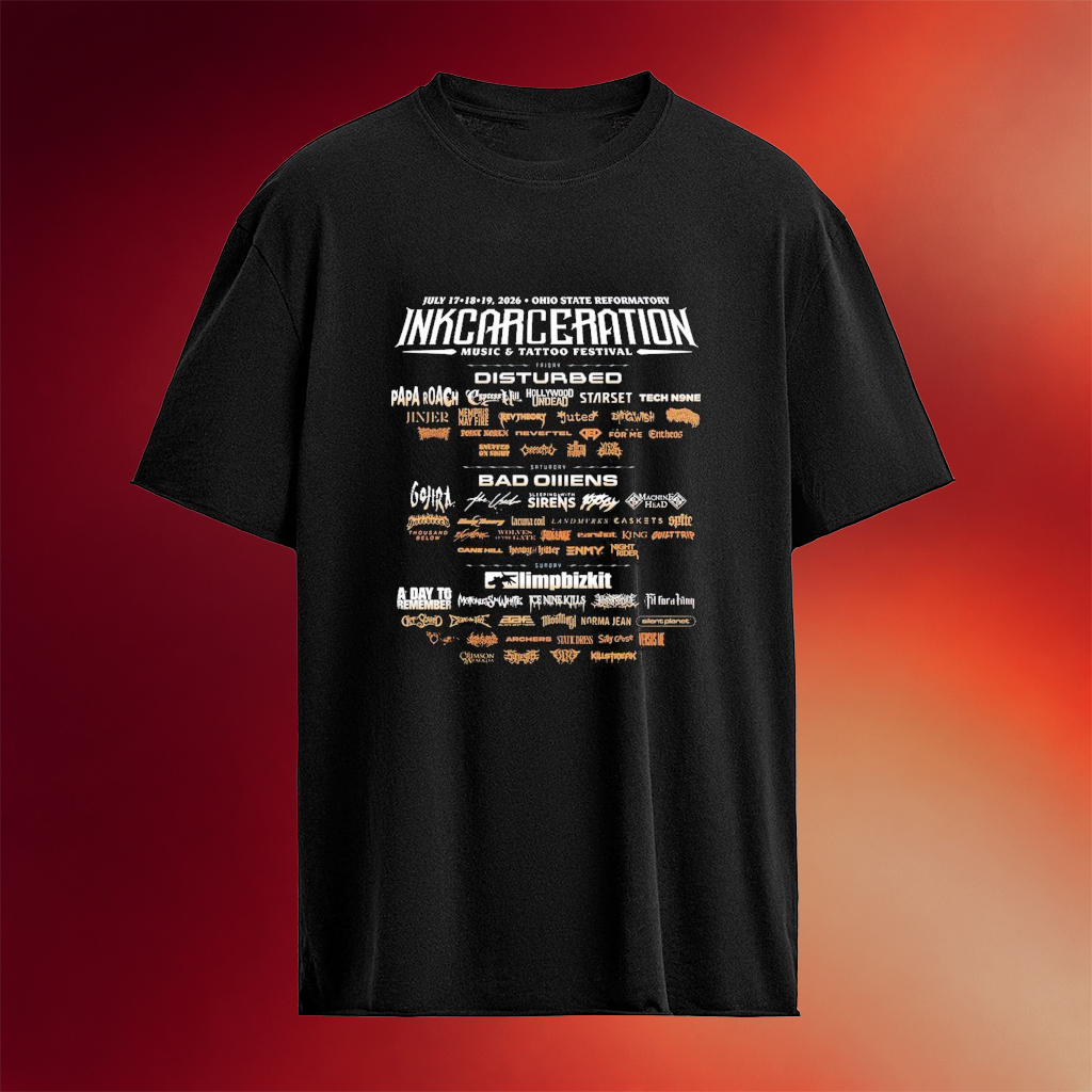 Inkcarceration Music And Tattoo Festival In Mansfield Ohio At Ohio State Reformatory Shirt