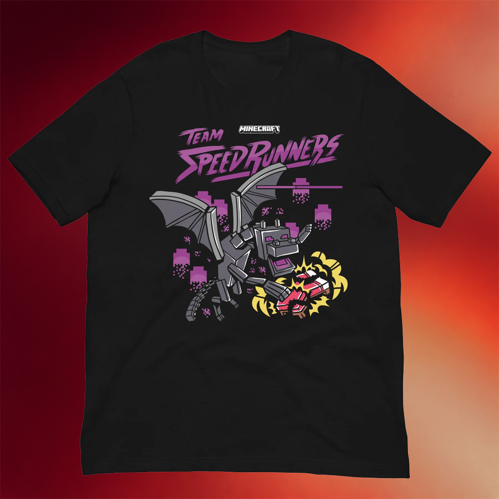 Minecraft Merch 2026 Team Speedrunners T-Shirt Minecraft Shirt Gifts For Boyfriend
