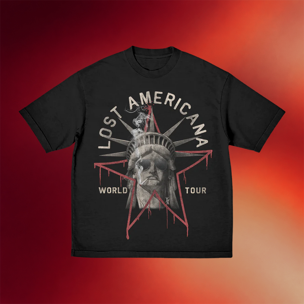 Machine Gun Kelly Lost Americana Merch 2026 Liberty Tour T-Shirt MGK Shirt Gifts For Music Fans