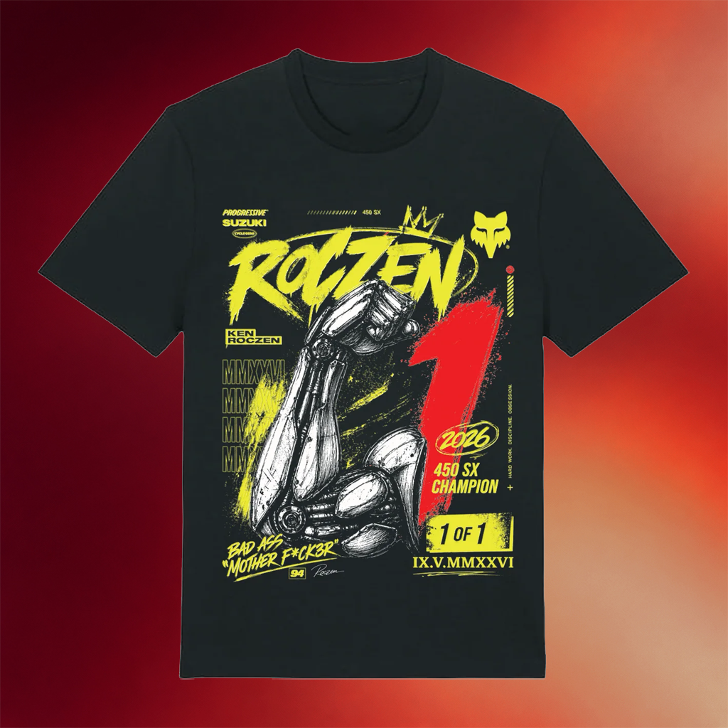 Ken Roczen Merch 2026 Champion T-Shirt Ken Roczen 450 SX Champion Shirt Gifts For Fans
