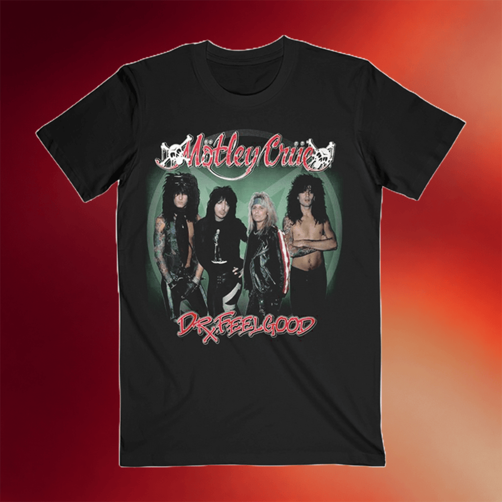 Motley Crue Merch 2026 Dr Feelgood Photo T-Shirt Motley Crue Shirt Gifts For Band Fans