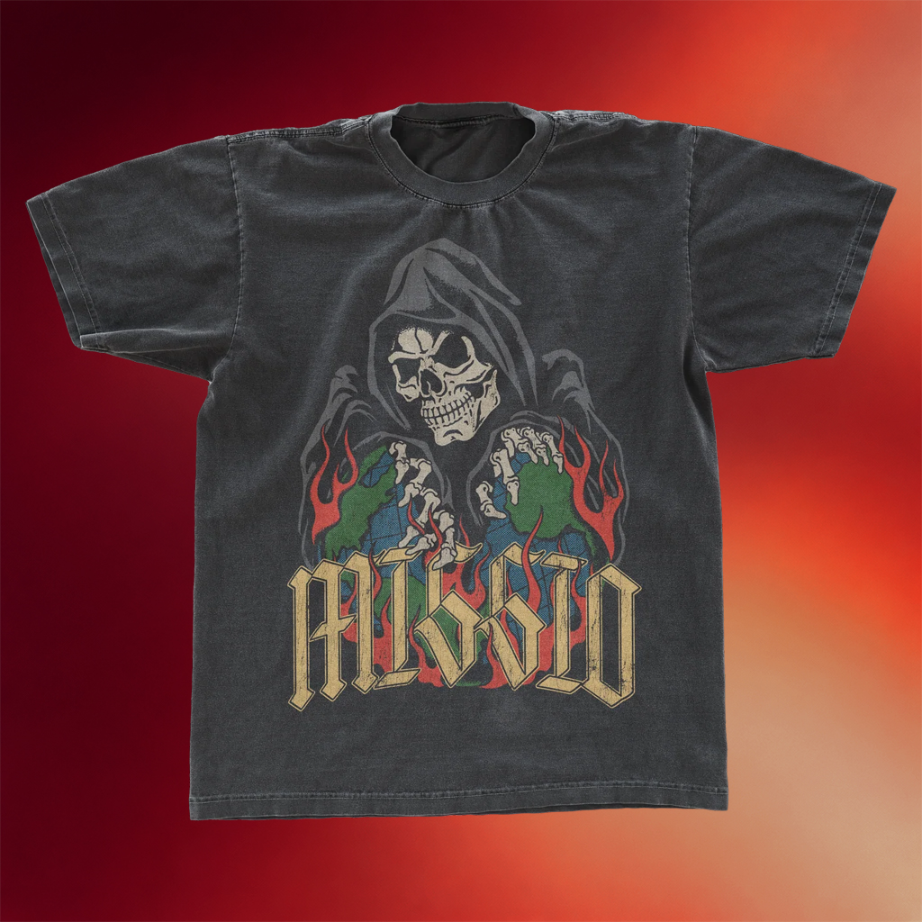 Missio Merch 2026 Grim Reaper T-Shirt Missio Shirt Gifts Ideas For EDM Fans