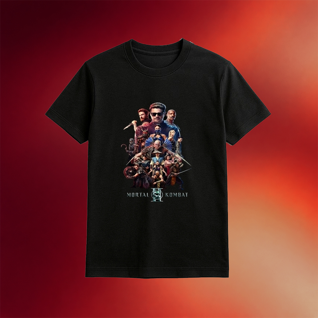 Mortal Kombat II Poster Shirt Mortal Kombat Merch Gifts For Boyfriend