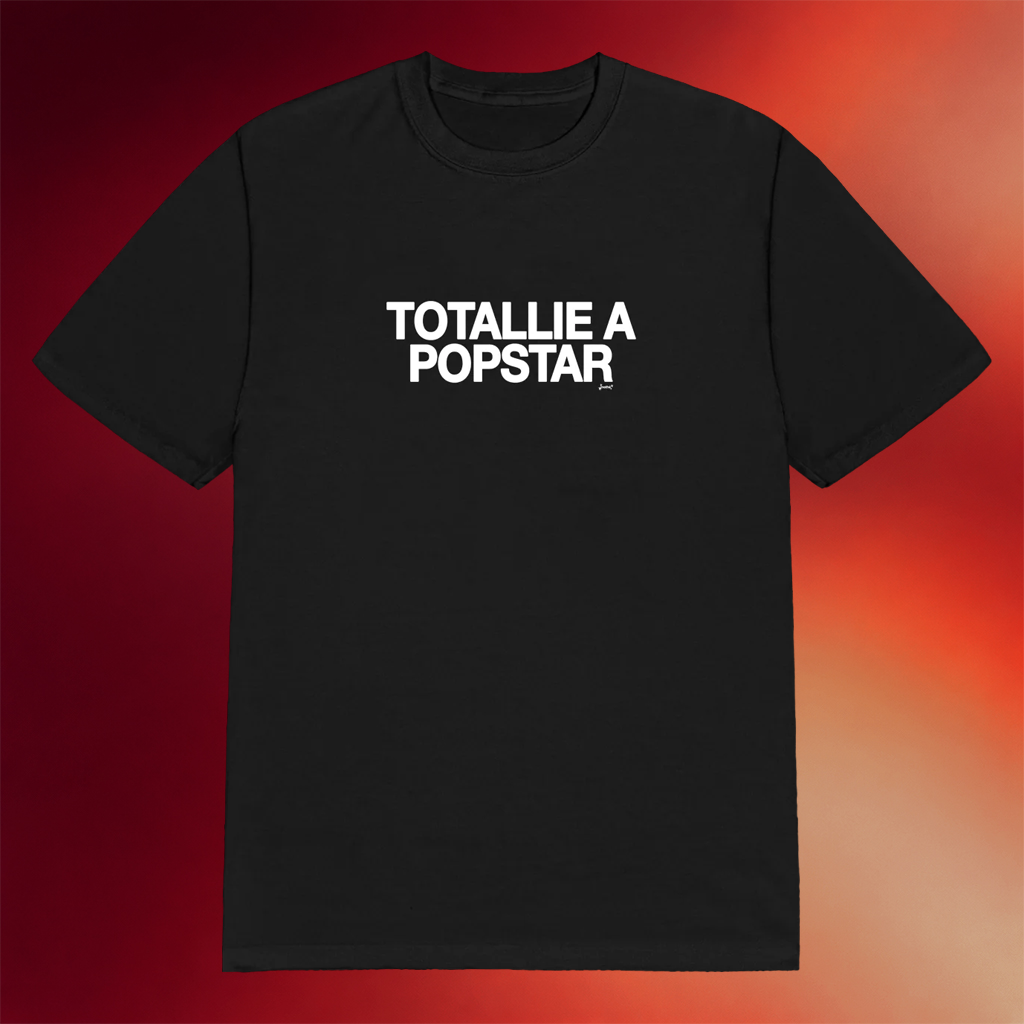 Mothe Merch 2026 Totallie A Popstar T-Shirt Black Gifts For Music Lovers