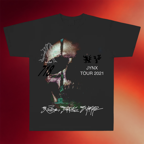 JYNX Merch Skull Tour 2021 T-Shirt JYNX Tour Shirts Presents For Music Lovers