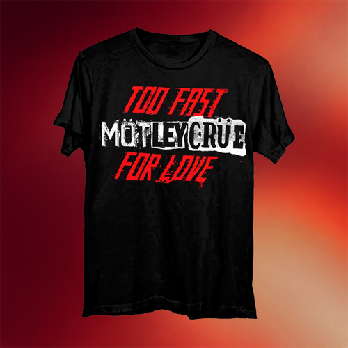 Motley Crue Merch 2026 45th Anniversary Too Fast For Love T-Shirt Gifts For Band Lovers