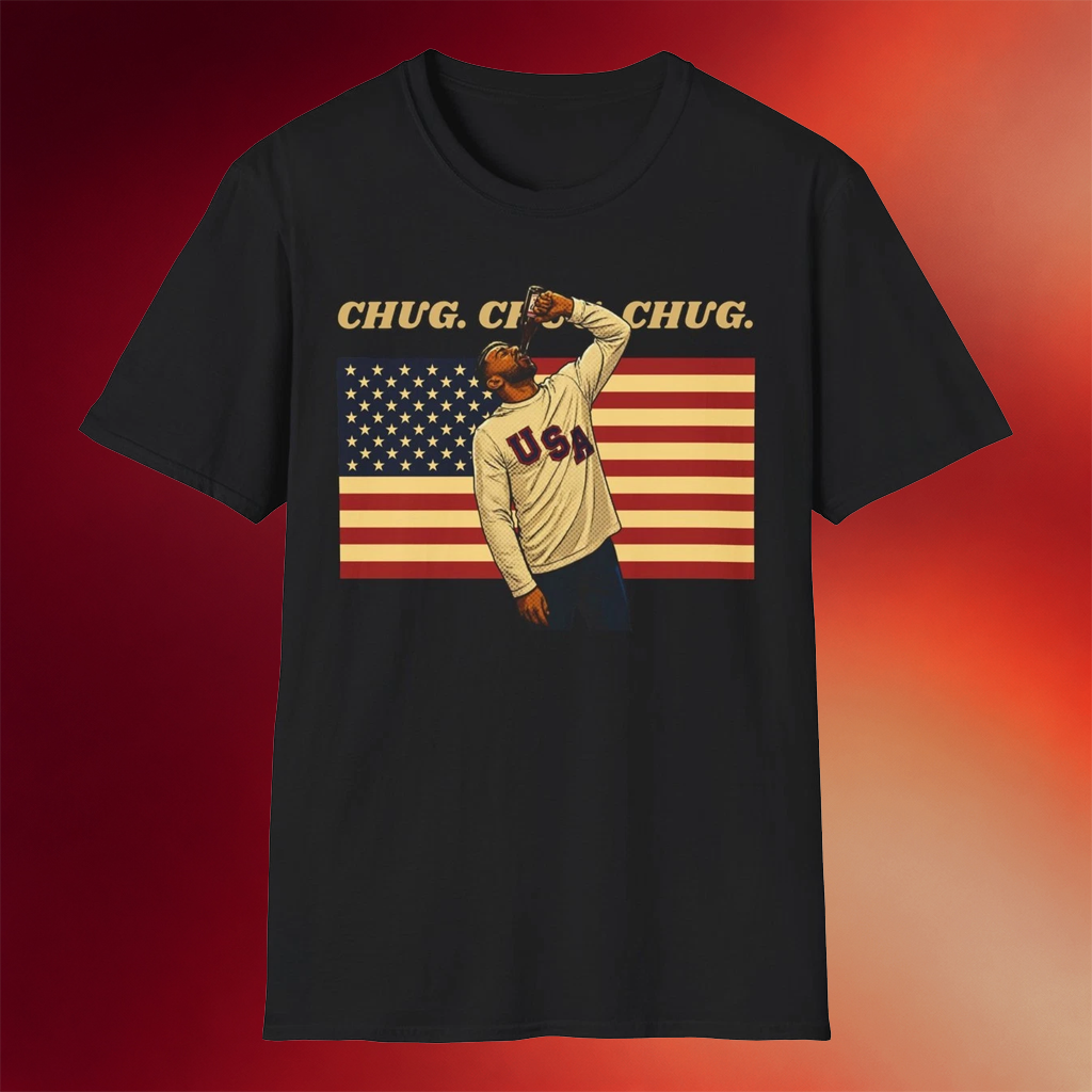 Kash Patel Merch 2026 Kash Patel Chug USA Graphic T-Shirt Political Humor Shirt Gifts