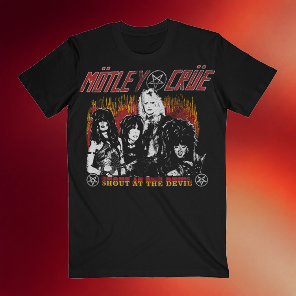 Motley Crue Merch 2026 Shout At The Devil T-Shirt Unique Gifts For Music Lovers