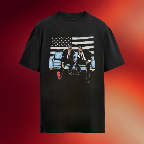 Martin Luther King Malcolm X American Flag Sofa Art Civil Rights Leaders Shirt Gifts For Dad