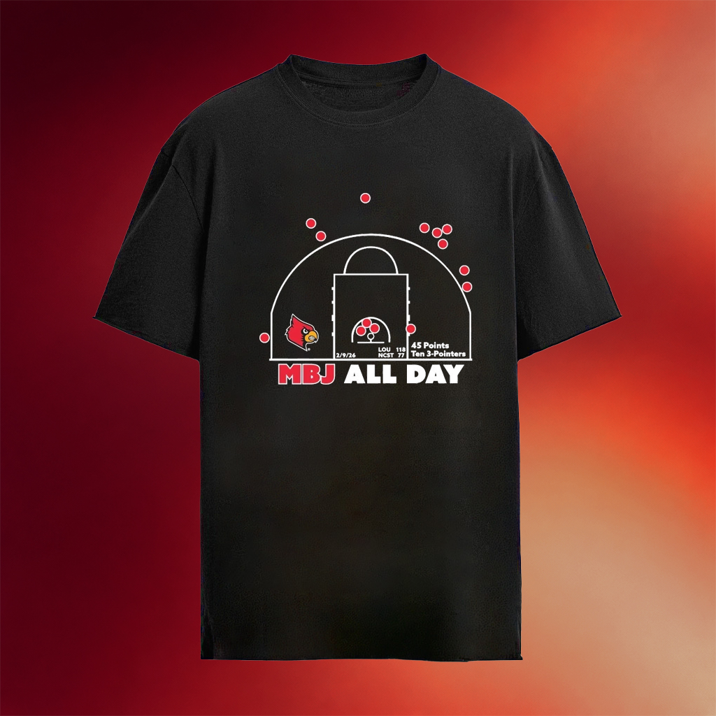 Mikel Brown Jr Louisville Cardinals Red Mikel Brown Jr ACC Freshman Scoring Record T-Shirt Him Gifts