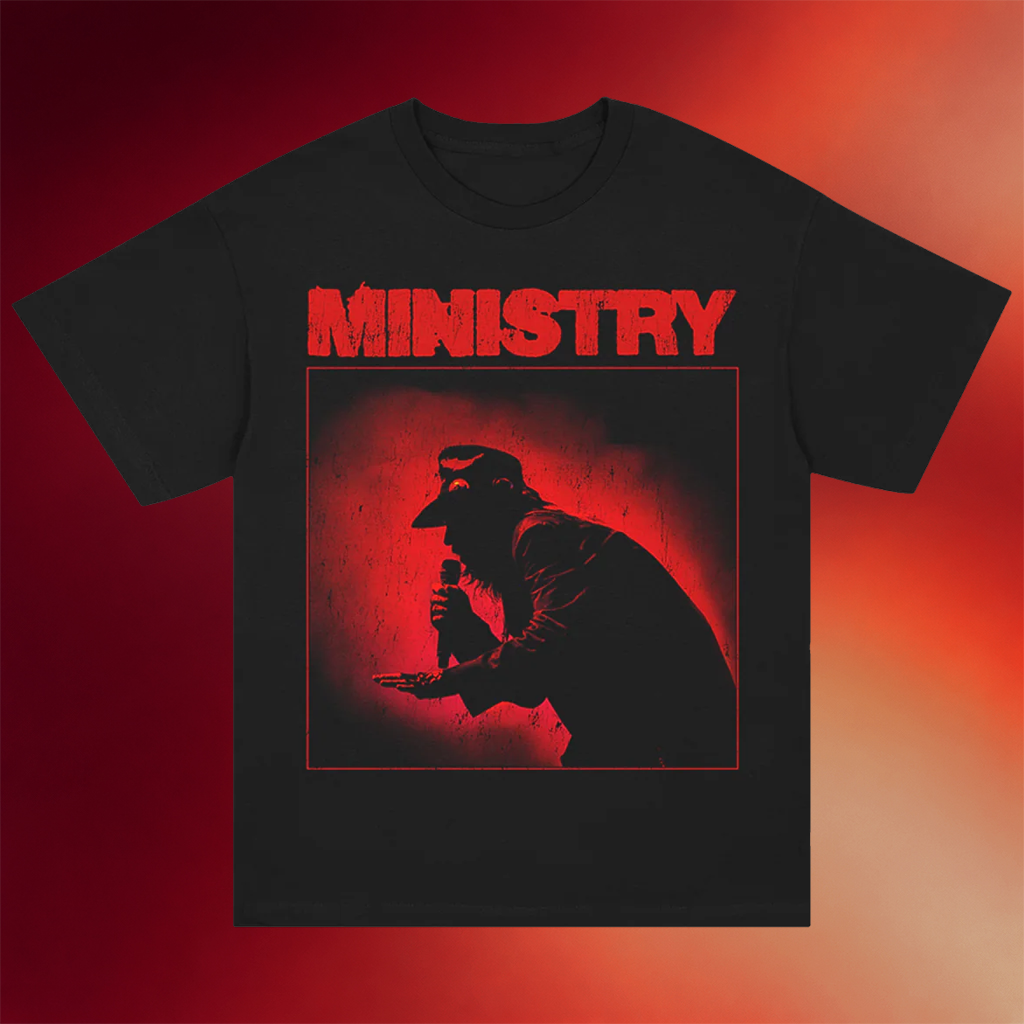 Ministry Merch 2026 Al Photo T-Shirt Black Ministry Band Shirt Gifts For Music Lovers
